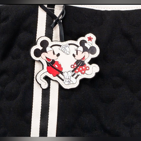 DISNEY MICKEY QUILTED TOTE BAG 
COLOR BLACK AND WHITE - Picture 10 of 12